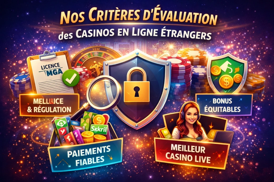 Critères d’Évaluation des Casinos en Ligne Étrangers