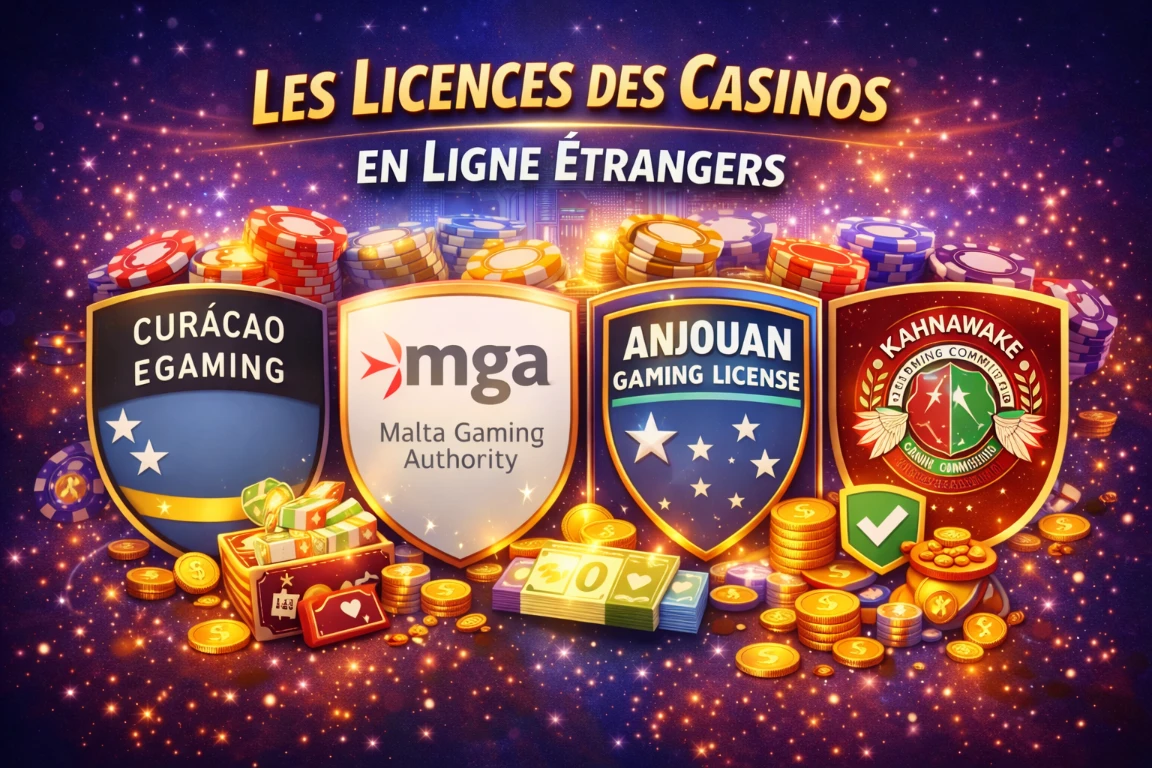 Licences des Casinos en Ligne Étrangers