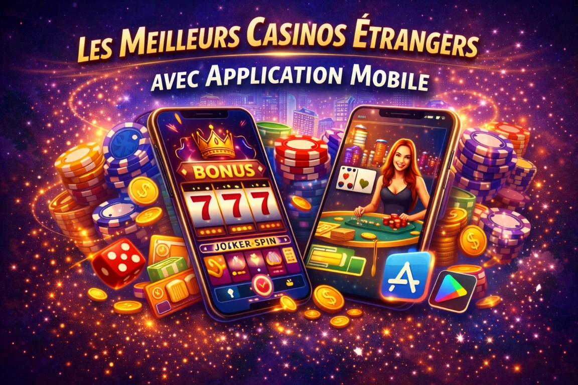 Meilleurs Casinos Étrangers avec Application Mobile