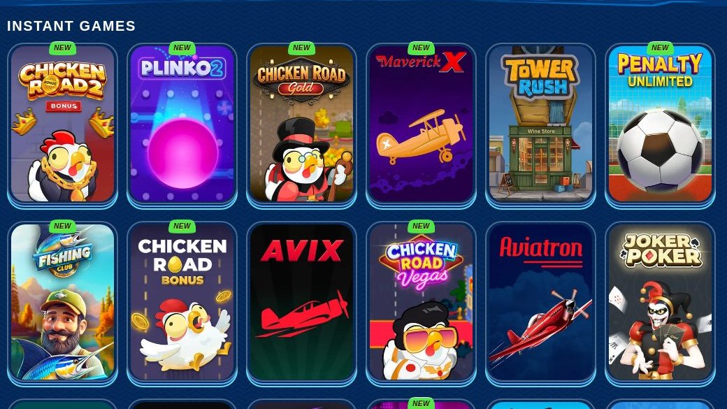Sofort-Spiele bei SG Casino wie Chicken Road 2, Plinko 2 und Aviatron